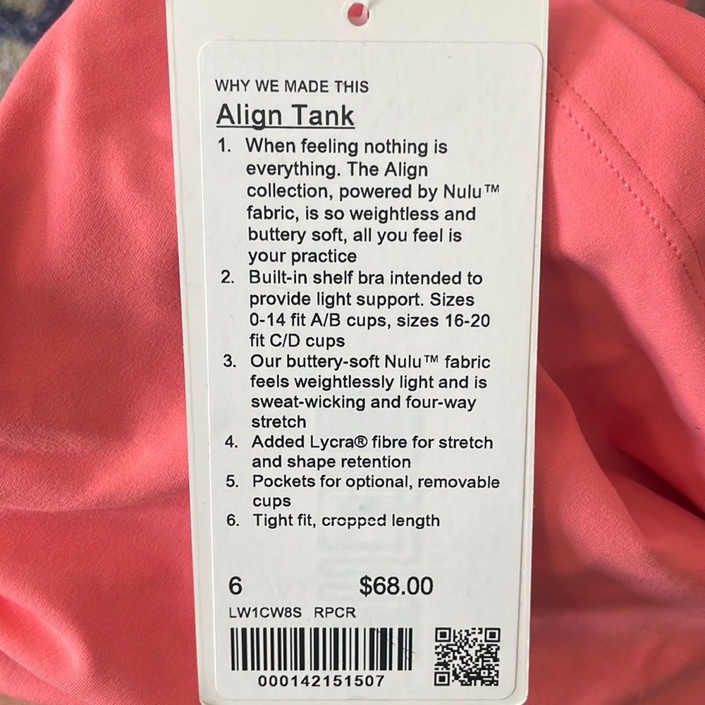 Lululemon align tank